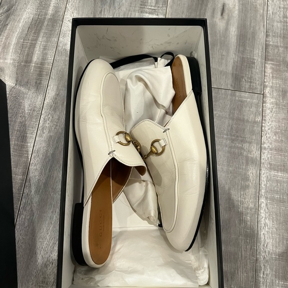 GUCCI White Princetown Mule’s - Picture 4 of 6